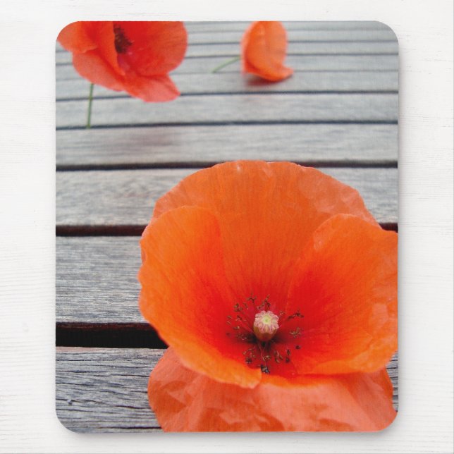 The poppy mouse pad (Front)