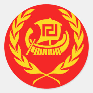 The Popular Association – Golden Dawn Classic Round Sticker