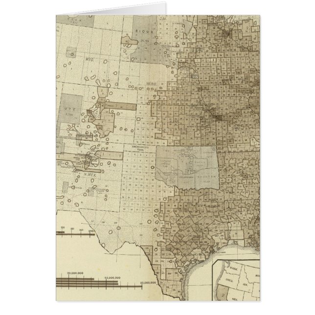 the Population density of counties (Front)