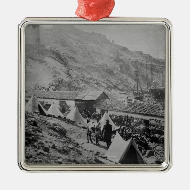 The Port at Balaklava Metal Tree Decoration (Front)