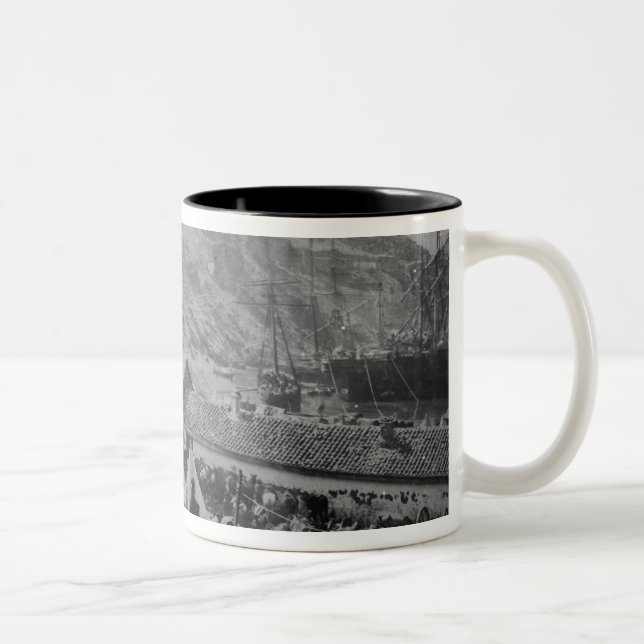 The Port at Balaklava Two-Tone Coffee Mug (Right)