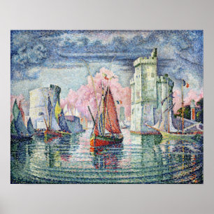 The Port at La Rochelle, 1921 Poster
