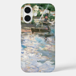 The Port, Nice by Berthe Morisot, Vintage Fine Art iPhone 16 Case