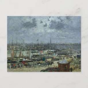 The Port of Bordeaux, 1874 Postcard