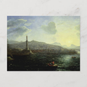 The Port of Genoa, Sea View Postcard