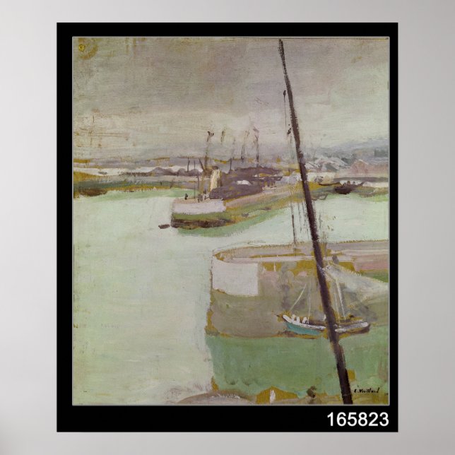 The Port of Honfleur, 1919 Poster (Front)