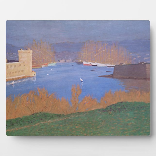 The Port of Marseille, 1901 Plaque (Front)