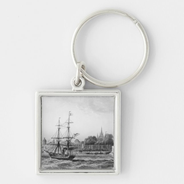 The Port of New Orleans Key Ring (Front)