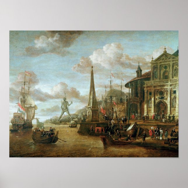 The Port of Rhodes Poster (Front)