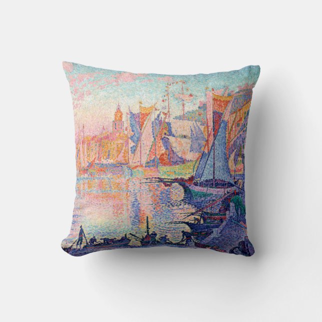 The Port of Saint-Tropez, Signac Cushion (Front)