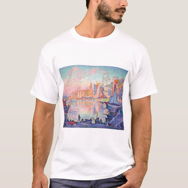 The Port of Saint-Tropez, Signac T-Shirt (Front)