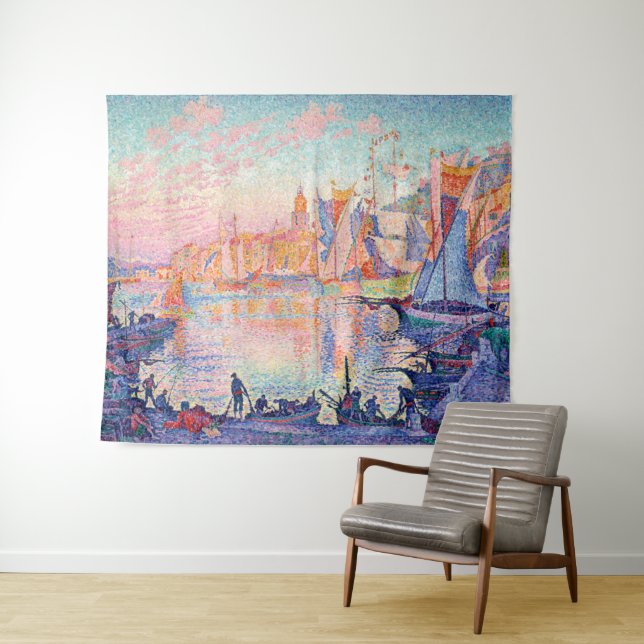 The Port of Saint-Tropez, Signac Tapestry (In Situ (Horizontal))