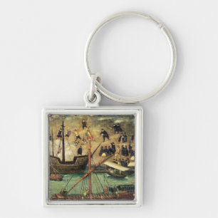 The Port of Seville, c.1590 Key Ring