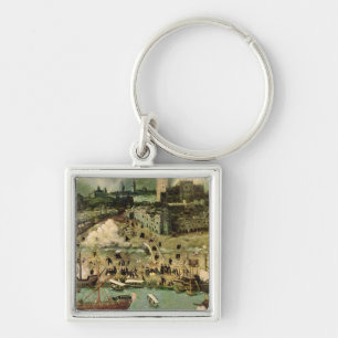 The Port of Seville, c.1590 Key Ring