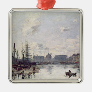 The Port of Trade, Le Havre, 1892 Metal Tree Decoration