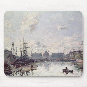 The Port of Trade, Le Havre, 1892 Mouse Pad