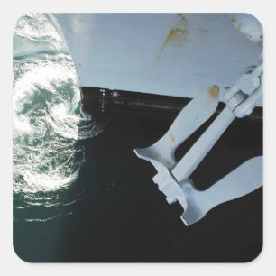 The port side Mark II Stockless Anchor Square Sticker