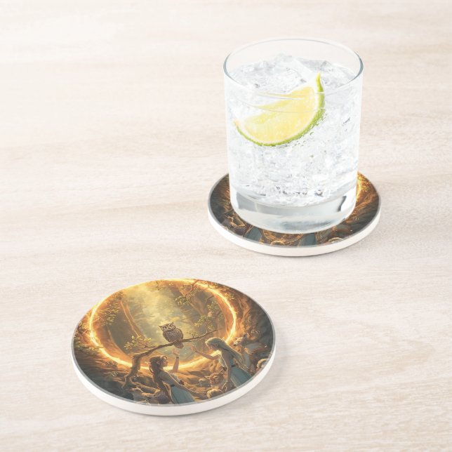 The Portal Between Trees Coaster (Side)