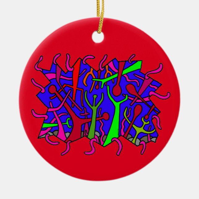 The Portal Ceramic Ornament (Front)