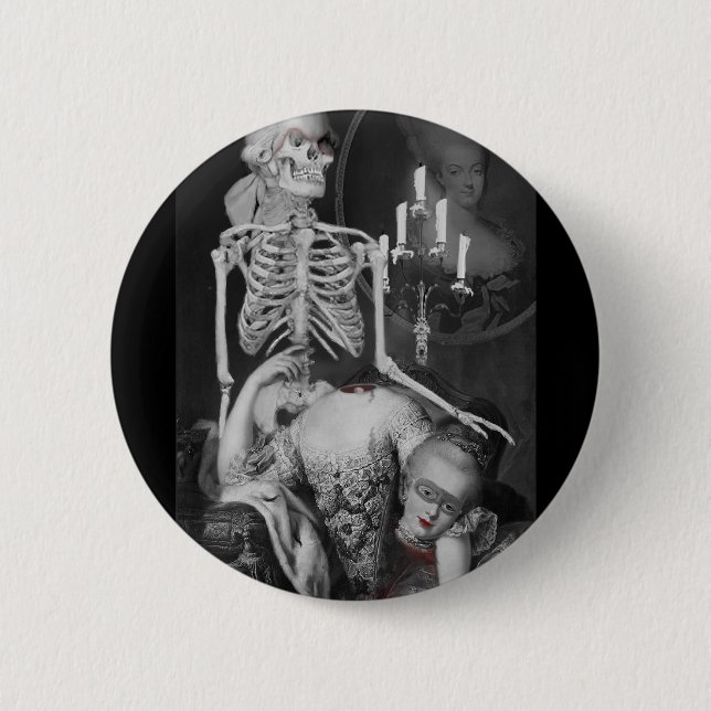 The Portrait 6 Cm Round Badge (Front)