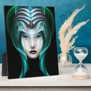 The Portrait Of Cyiria ISO Black Plaque