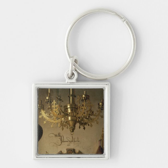 The Portrait of Giovanni  Arnolfini Key Ring (Front)