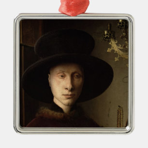 The Portrait of Giovanni  Arnolfini Metal Ornament