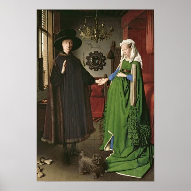 The Portrait of Giovanni Arnolfini Poster (Front)