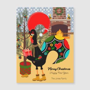 The Portuguese Rooster and the joy of giving card