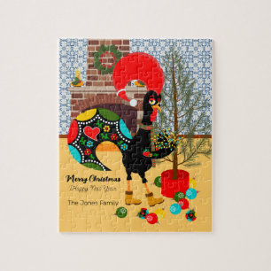 The Portuguese Rooster and the lights of Christmas Jigsaw Puzzle