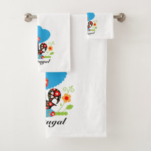 The Portuguese Rooster Bath Towel Set