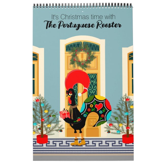 The Portuguese Rooster Christmas 2024 Calendar (Cover)