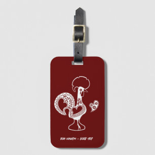 The Portuguese Rooster Good Trip - Boa Viagem Luggage Tag