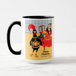 The Portuguese Rooster loves King Cake Mug