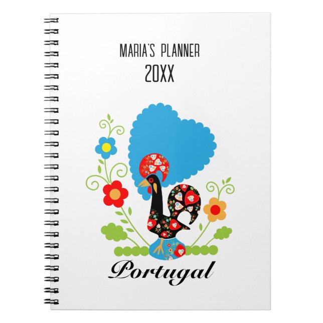 The Portuguese Rooster Notebook (Front)