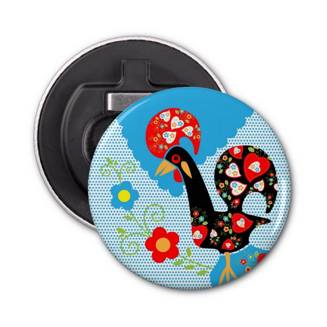 The Portuguese Rooster of Barcelos Bottle Opener (Front)