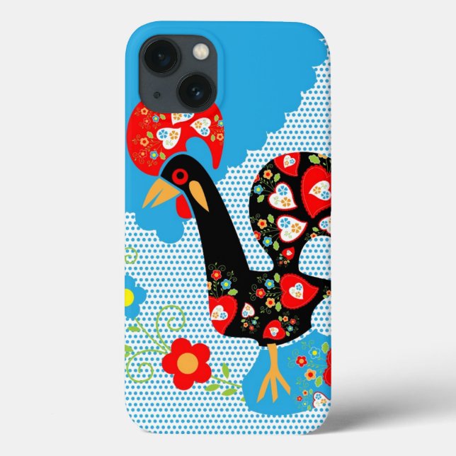 The Portuguese Rooster of Barcelos  Case-Mate iPhone Case (Back)
