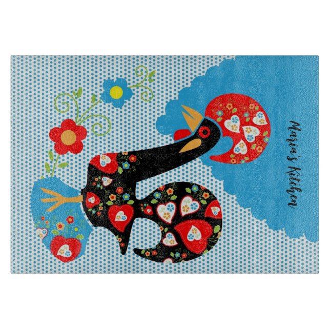 The Portuguese Rooster of Barcelos   Cutting Board (Front)