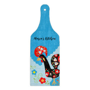 The Portuguese Rooster of Barcelos Cutting Board