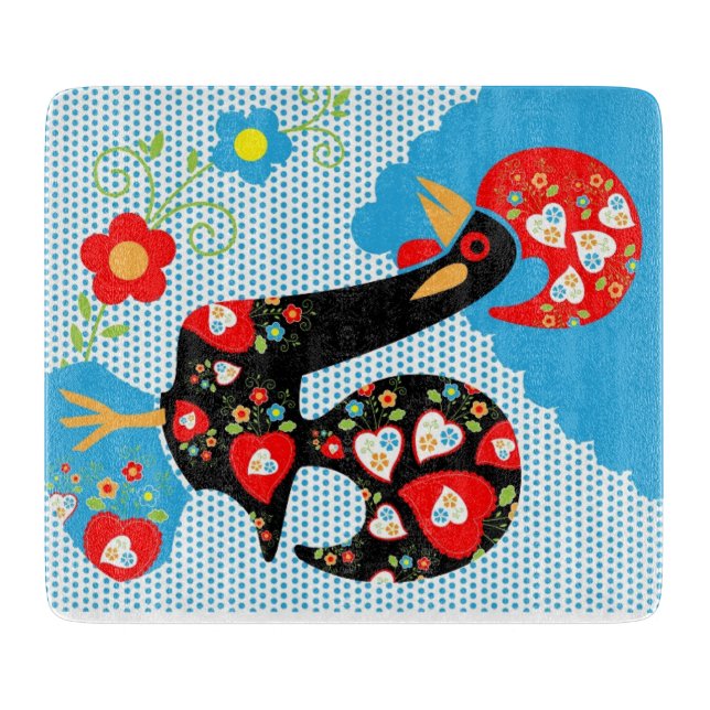 The Portuguese Rooster of Barcelos   Cutting Board (Front)