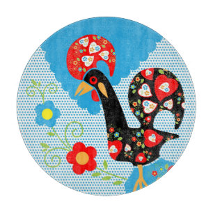 The Portuguese Rooster of Barcelos  Cutting Board