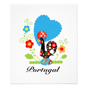 The Portuguese Rooster of Luck Photo Print