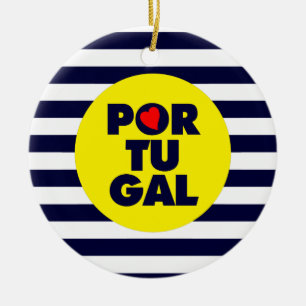 The Portuguese sunshine Ceramic Ornament