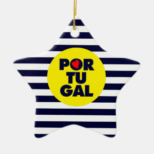 The Portuguese sunshine Ceramic Ornament