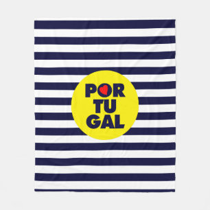 The Portuguese sunshine Fleece Blanket