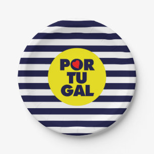 The Portuguese sunshine Paper Plate