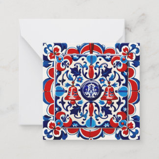 The Portuguese Tile and the Christmas Bell Card