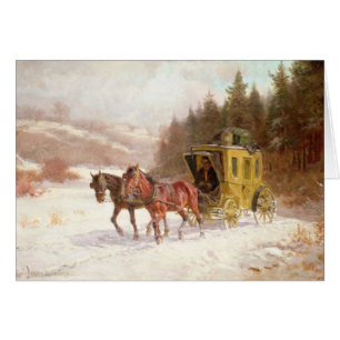 The Post Coach in the Snow