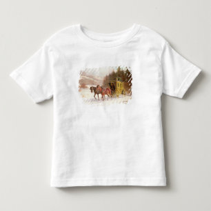 The Post Coach in the Snow Toddler T-Shirt