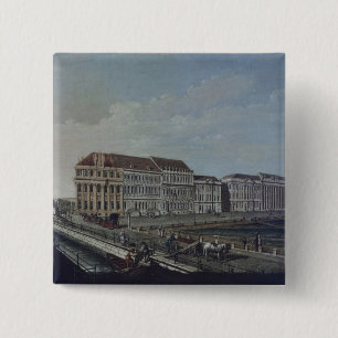 The Post Office in Potsdam, 1784 15 Cm Square Badge